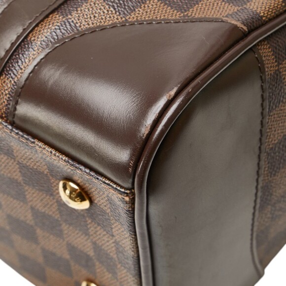 LOUIS VUITTON Brown Damier Leather Bag - Picture 5 of 14